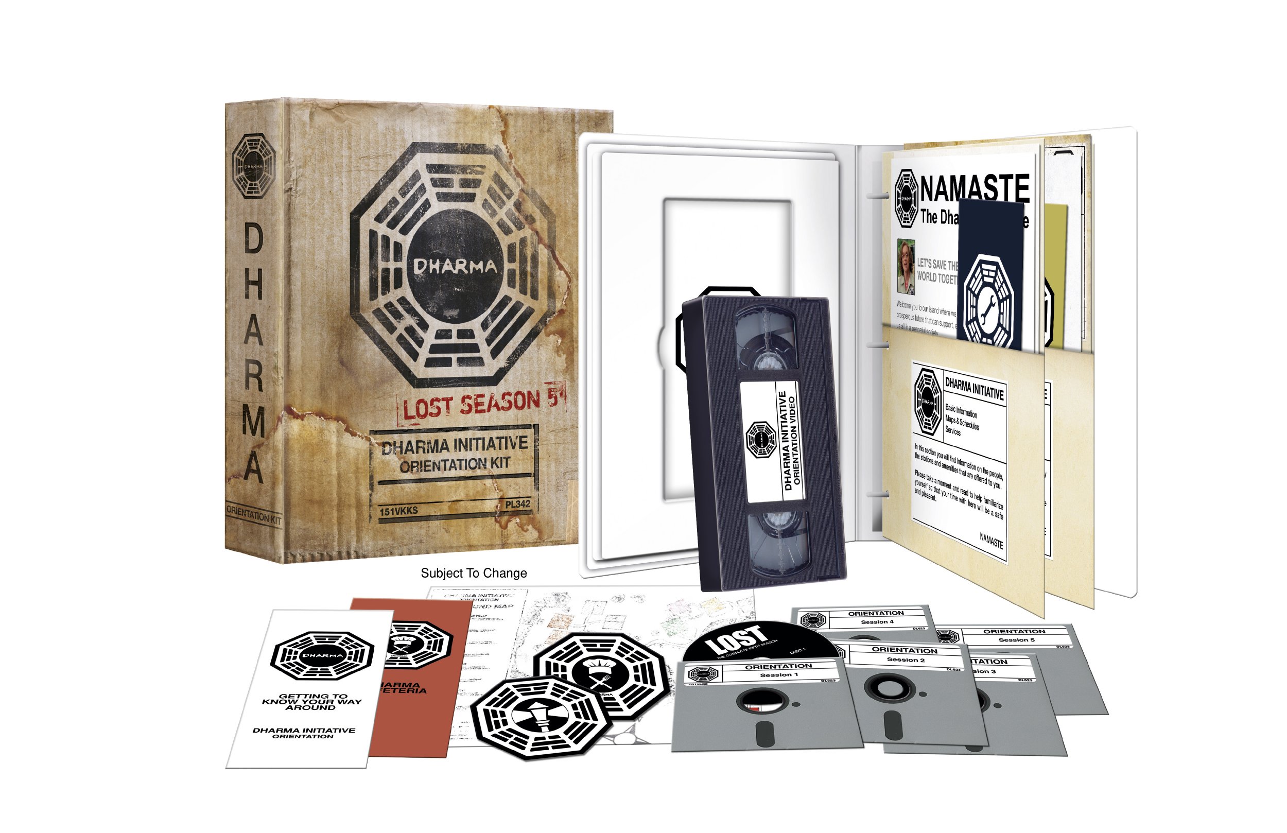 LOST SEASON5 SET　DHAMA ORIENTATION KIT Amazon.com: Lost: Season 5 Dharma Initiative Orientation Kit